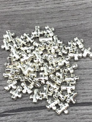 Tibetan Silver Cross Beads - Premium  from Smart as a button - Just £2.50! Shop now at Smart as a button