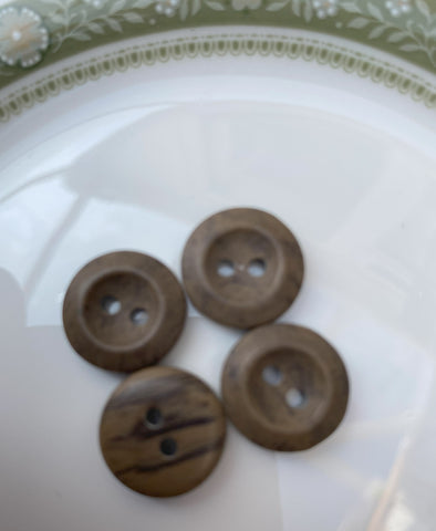 Secondhand Wood Style Buttons - Premium Buttons from Smart as a button - Just £0.75! Shop now at Smart as a button