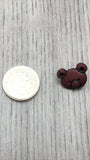 Brown Teddy Bear Head Baby Buttons Shank Fastening 14mm  Pack of 5, 10 or 20 - Premium Buttons from jaytrim - Just £0.45! Shop now at Smart as a button
