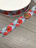 Red Poppy Ribbon - Premium Ribbon from Smart as a button - Just £2.50! Shop now at Smart as a button