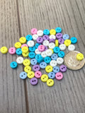 6mm Mini Dolls Buttons Pastel Asst Colours & Packs Dolls Clothes Buttons - Premium Buttons from Smart as a button - Just £2! Shop now at Smart as a button