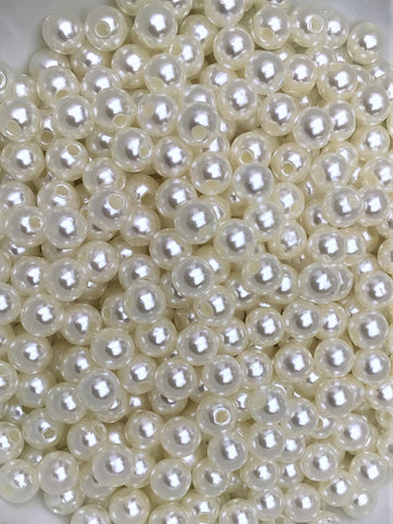 7.5mm Imitation Pearl Beads - Premium  from Smart as a button - Just £2.25! Shop now at Smart as a button