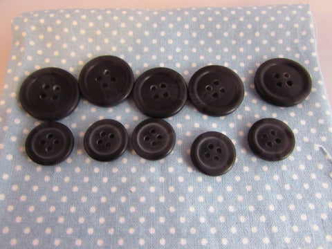 15mm & 20mm Black Coat Buttons - Premium Buttons from jaytrim - Just £0.30! Shop now at Smart as a button
