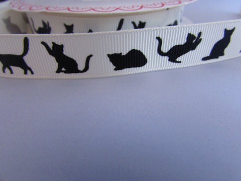 Cat Silhouette Ribbon - Premium Craft from jaytrim - Just £2.75! Shop now at Smart as a button