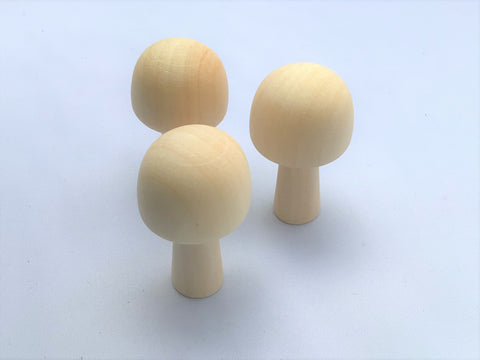 5cm Wooden Toadstool Mushrooms for Painting Decorating for Fairy Garden Ornament - Premium  from Smart as a button - Just £4.99! Shop now at Smart as a button