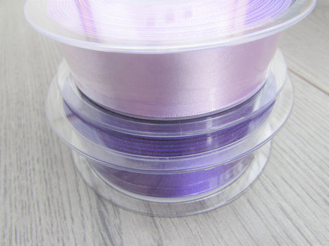 15mm or 25mm Berisford Liberty Purple and Lilac Double Satin Ribbon - Premium  from Smart as a button - Just £2.35! Shop now at Smart as a button