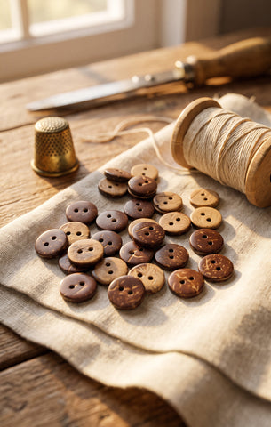 10mm Coconut Shell Buttons Baby Buttons