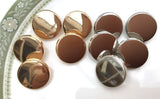 15mm Gold or Silver Blazer Jacket buttons