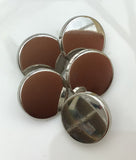 15mm Gold or Silver Blazer Jacket buttons