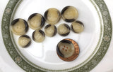 20mm or 15mm Brown and Beige 4 Hole Coat Buttons - Premium Buttons from Smart as a button - Just £2.25! Shop now at Smart as a button
