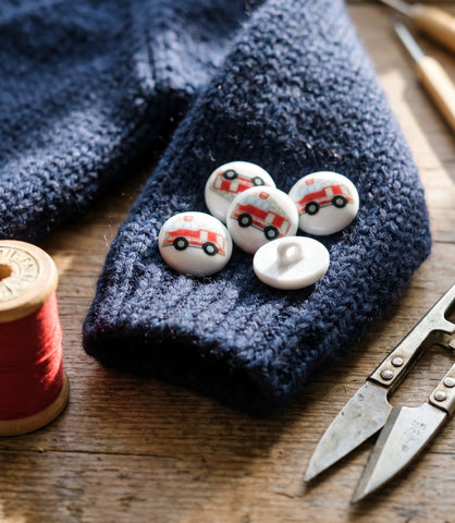 15mm Round Fire Engine Buttons