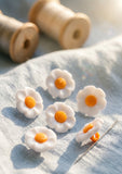 18mm Daisy Flower Buttons on Shank
