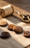 20mm Round Coconut Shell Buttons