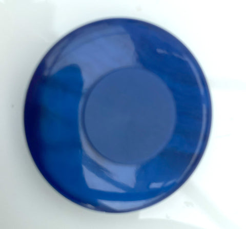 33.5mm Large Blue Vintage Button