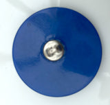 33.5mm Large Blue Vintage Button