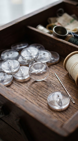 11mm, 14mm, 16mm & 19mm Clear Fisheye  Buttons
