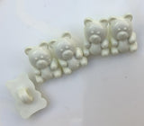 Cream Teddy Bear Buttons