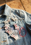 Wooden Dalmatian Dog Buttons