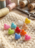 Duck Shaped Baby Buttons on Shank