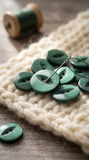 11mm & 19mm Green Fisheye Buttons