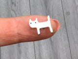 10.5mm Tibetan Silver Cat Beads