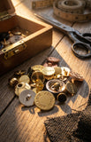 50g Gold Coloured Button Assortment