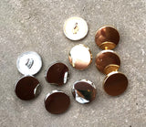 15mm Gold or Silver Blazer Jacket buttons - Premium Buttons from Panda hall - Just £3! Shop now at Smart as a button