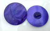 Pair of Royal Blue Vintage Gloss Buttons