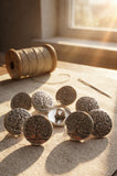 Tibetan Silver Tree of Life Buttons