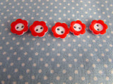 11mm Flower Buttons - Premium Buttons from jaytrim - Just £0.20! Shop now at Smart as a button
