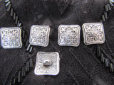 Tibetan Silver Square Buttons - Premium Buttons from Panda Hall - Just £0.50! Shop now at Smart as a button