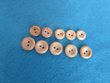 14mm, 16mm & 23mm Round Honey Coloured Wooden Buttons - Premium Buttons from jaytrim - Just £0.35! Shop now at Smart as a button