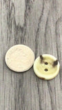 15mm or 19mm Arran Buttons Cream & Brown Round Arran Buttons in packs 10 and 20 - Premium  from Smart as a button - Just £0.40! Shop now at Smart as a button