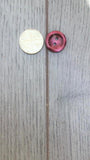 15mm Burgandy Wine Colour Shimmer two Tone Lipped Buttons - Premium Buttons from Smart as a button - Just £0.40! Shop now at Smart as a button