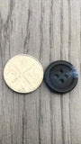 15mm & 20mm Navy Coat Buttons with Light Blue Pattern - Premium Buttons from jaytrim - Just £0.35! Shop now at Smart as a button