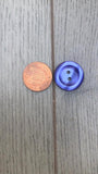 20mm Royal Blue Colour High Gloss Lipped Buttons - Premium Buttons from Smart as a button - Just £0.45! Shop now at Smart as a button