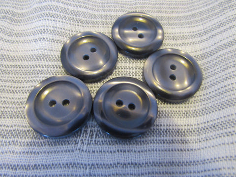 15mm Buttons Navy Gloss Lipped 2 Hole Coat Buttons Packs of 10 or 20 - Premium Buttons from Smart as a button - Just £0.40! Shop now at Smart as a button