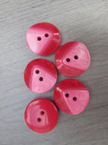 25mm Red Chunky Button