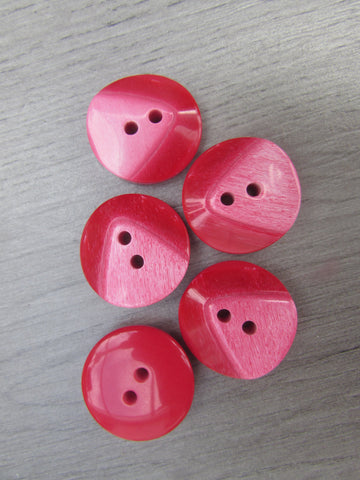 25mm Red Chunky Button - Premium  from Smart as a button - Just £3.25! Shop now at Smart as a button