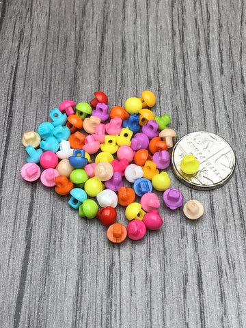 5mm Mini Dolls Buttons on a Shank Asst Colours & Packs Dolls Clothes Buttons - Premium  from Smart as a button - Just £2.50! Shop now at Smart as a button