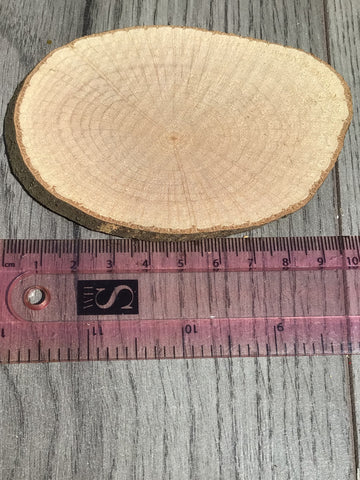 Wooden Log Slices Wood Discs Rustic Weddings and Crafts 9.5 x 6cm