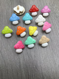 15mm Assorted Toadstool Buttons