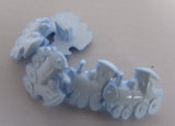 Train Shaped Buttons