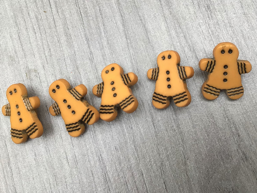 Gingerbread Man Baby Buttons | Buttons by Jaytrim – Smart as a button