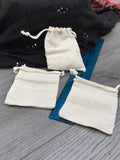 Drawstring Muslin Cotton Gift Bags - Premium  from Smart as a button - Just £4! Shop now at Smart as a button