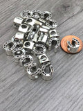 Tibetan Silver Horseshoe Beads - Premium  from Smart as a button - Just £2.50! Shop now at Smart as a button