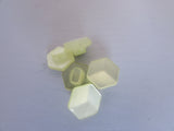 15mm Pearlescent Hexagonal Buttons Assorted Colours