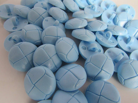 Light Blue Football Buttons - Premium Buttons from jaytrim - Just £0.60! Shop now at Smart as a button