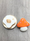 15mm Assorted Toadstool Buttons