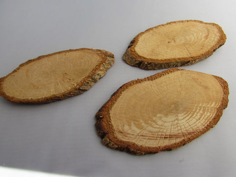Packs of Wooden Slices 5-8cm with 8mm Depth - Premium  from Smart as a button - Just £2.50! Shop now at Smart as a button